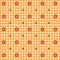 Orange tartan backgrounds with buttons for tablecloth, dress, or other textile design.