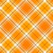 Orange Tartan Plaid Fabric