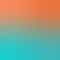 Orange Teal Trendy Gradient Background. Defocused Soft Blurred Backdrop