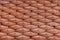 Orange terracotta roof tiles background texture. Roof tiles detail