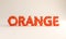 Orange Text With Orange