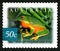 Orange Thighed Tree Frog Australian Postage Stamp