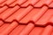 Orange tile roof