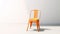 orange Tolix chair