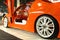 Orange Toyota Celica