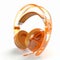 Orange Translucent Headset