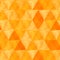 Orange vintage textile triangles seamless pattern