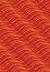 Orange vivid organic lines in a modern repeating pattern