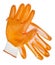 Orange Water Resistant Garden Gloves