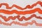 Orange Wavy Watercolor Lines 5