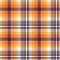 Orange white pixel seamless fabric texture