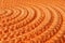 Orange wicker mat texture as background