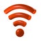 Orange wifi icon