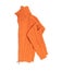 Orange wool lady jacket