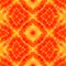 Orange yellow kaleidoscope mosaic seamless pattern texture background