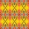 Orange and Yellow pattern background texture made from Painted Jezebel butterfly wings