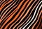 Orange zebra stripes background pattern wallpaper for use with designs