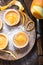 Orange zesty homemade tarts