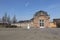 orangerie at palace in Schwetzingen Palace gardens. It is the largest palace garden in Germany