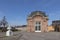 orangerie at palace in Schwetzingen Palace gardens. It is the largest palace garden in Germany