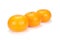 Oranges arranged to symbolize teamwork or unity