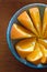 Oranges in Blue Dish
