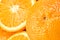 Oranges close-up