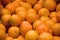 Oranges at display in the marketplace