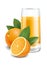 Oranges juice illustration