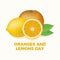 Oranges and Lemons Day vector