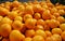 Oranges on market stall fruit