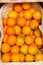 Oranges for sale in a basket on the streets of Palma, Majorca