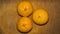 Oranges on Wooden Cutting Board