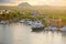 Oranjestad, Aruba harbor in early morning