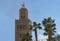 Orante stone minaret with green tiles