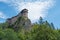 Orava castle and the clouds