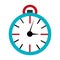 orbed clock time concept, graphic