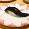 Orca meat style sushi detail