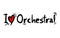 Orchestral music love