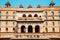 Orchha Fort Raja Mahal, ancient ruins in India