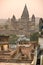 Orchha\'s Palace at sunset, India.