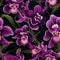 Orchid Cascade Floral Pattern