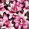 Orchid Cascade Seamless Background