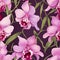 Orchid Dreamscape Floral Pattern