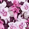 Orchid Elegance Seamless Background