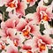 Orchid Fantasy Floral Pattern Magic