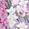 Orchid Magic Floral Pattern