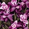 Orchid Mirage Floral Pattern