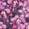 Orchid Petal Harmony Floral Pattern