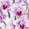 Orchid Petal Harmony Floral Pattern